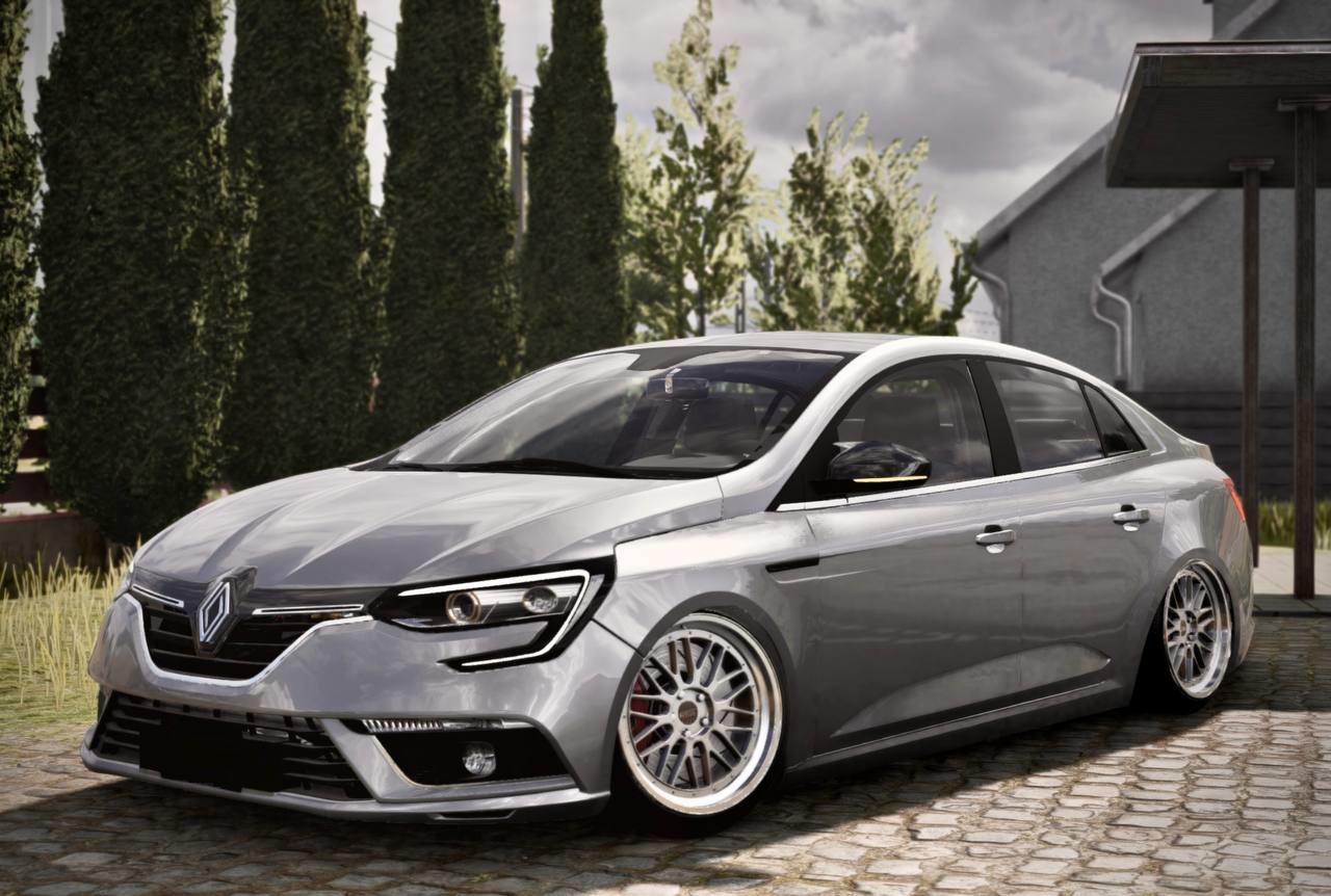 МОД Renault Megane 4 v1.0 (0.37.x) ДЛЯ BEAMNG.DRIVE