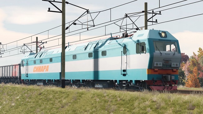 МОД Электровоз 2ЕС6 v3.0 (0.37.x) ДЛЯ BEAMNG.DRIVE