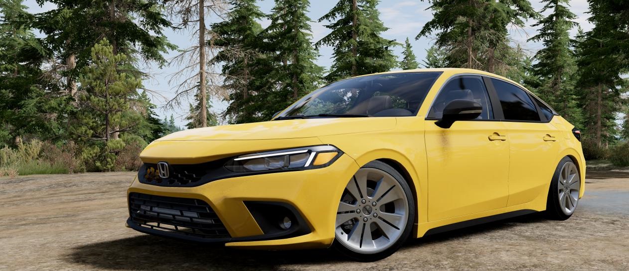 МОД Honda Civic (2024) v2.0 (0.37.x) ДЛЯ BEAMNG.DRIVE