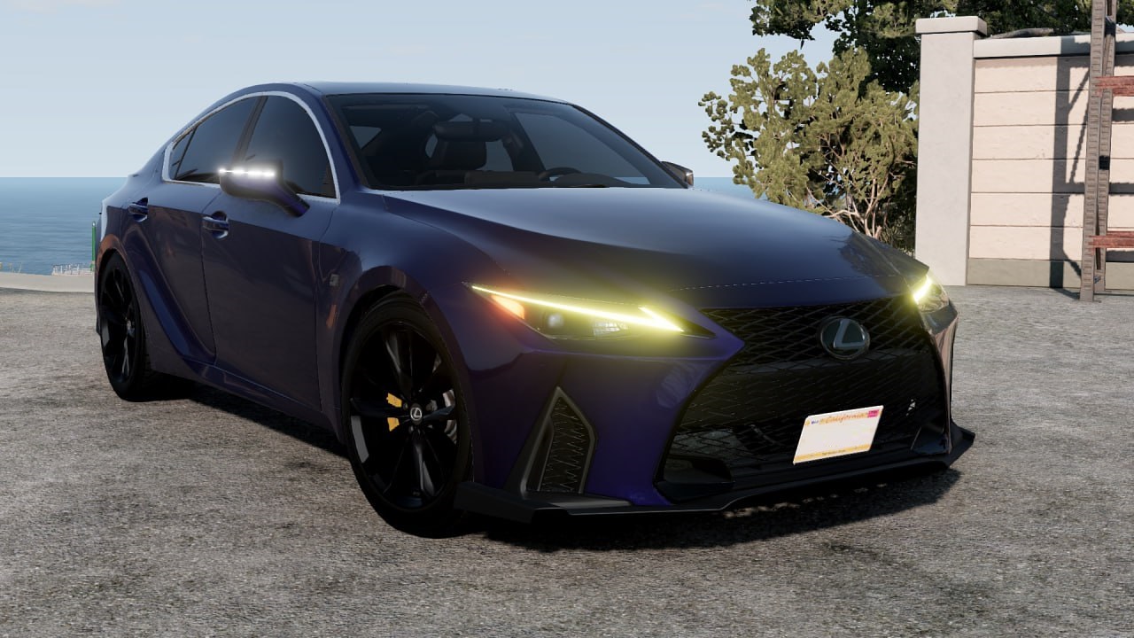МОД Lexus IS350 2021 v1.2 (0.37.x) ДЛЯ BEAMNG.DRIVE