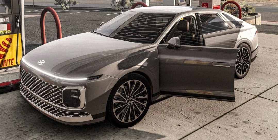 МОД Hyundai Grandeur v1.0 (0.37.x) ДЛЯ BEAMNG.DRIVE