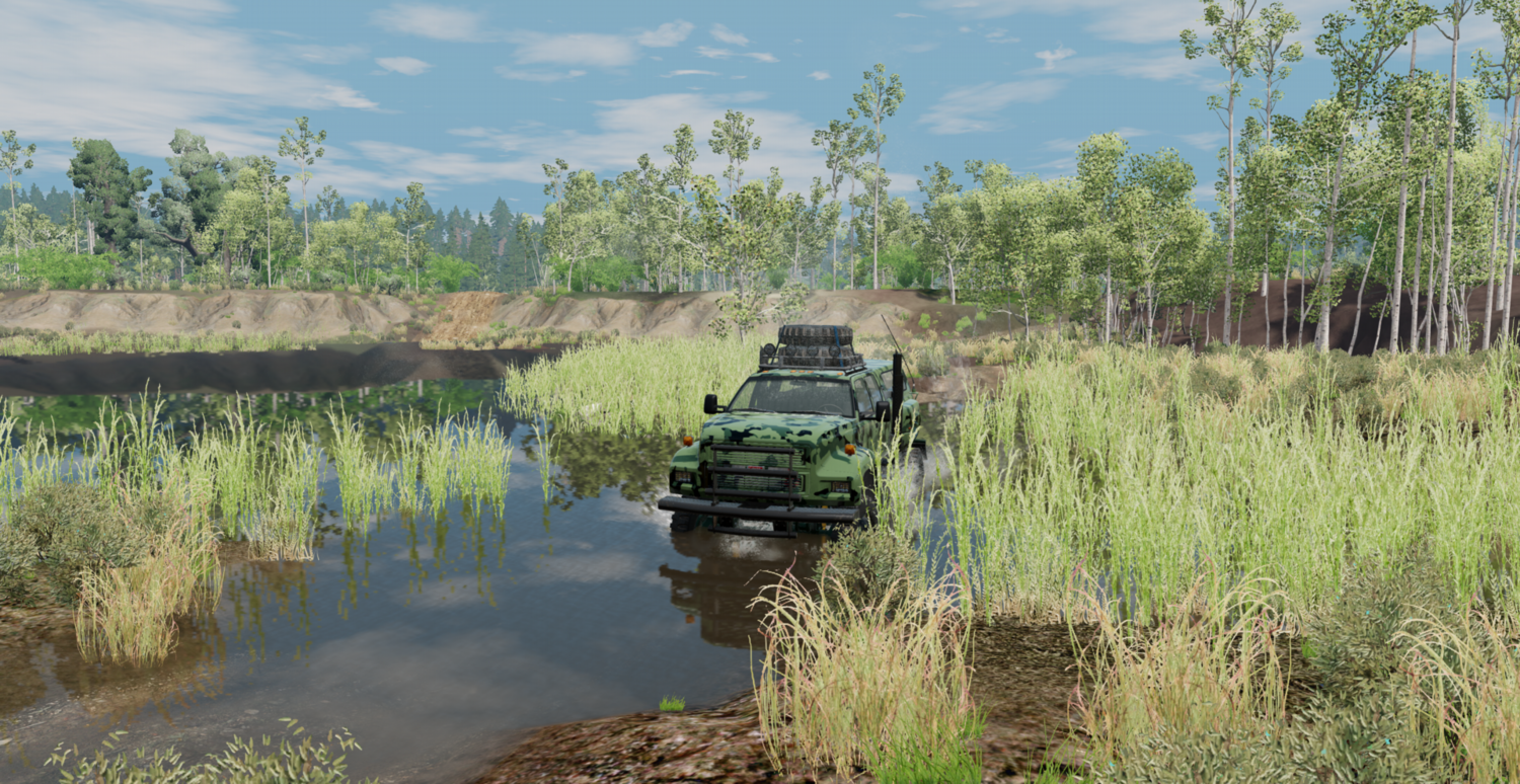 МОД Карта American Road Refresh v1.2 (0.37.x) ДЛЯ BEAMNG.DRIVE