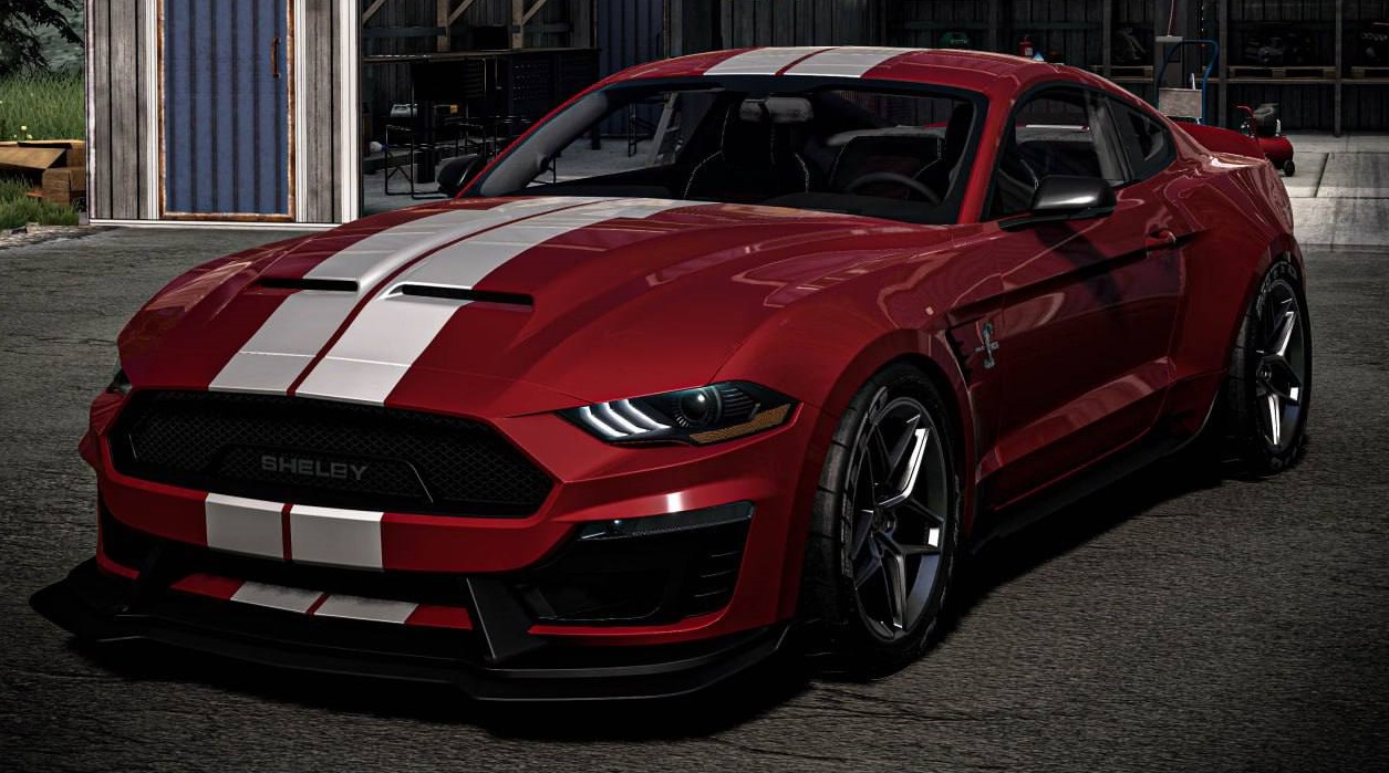 МОД Ford Mustang 2021 v1.0 (0.37.x) ДЛЯ BEAMNG.DRIVE