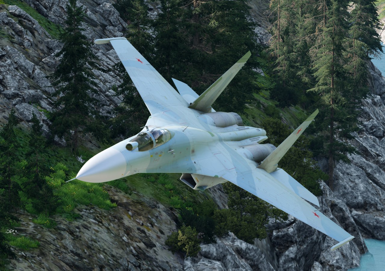 МОД Су-27 "Flanker" v1.0 (0.37.x) ДЛЯ BEAMNG.DRIVE