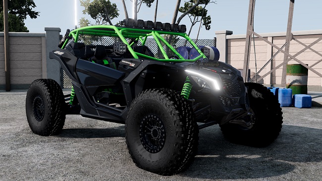 МОД Can Am Maverick x3 Turbo RR BRP v2.0 (0.37.x) ДЛЯ BEAMNG.DRIVE