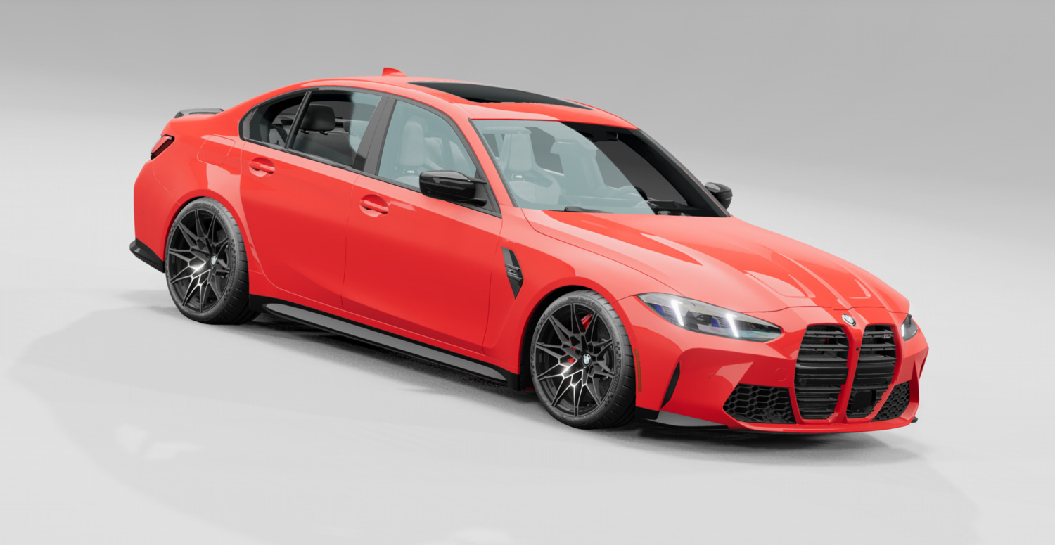 МОД BMW M3 (G80) v1.2 (0.37.x) ДЛЯ BEAMNG.DRIVE