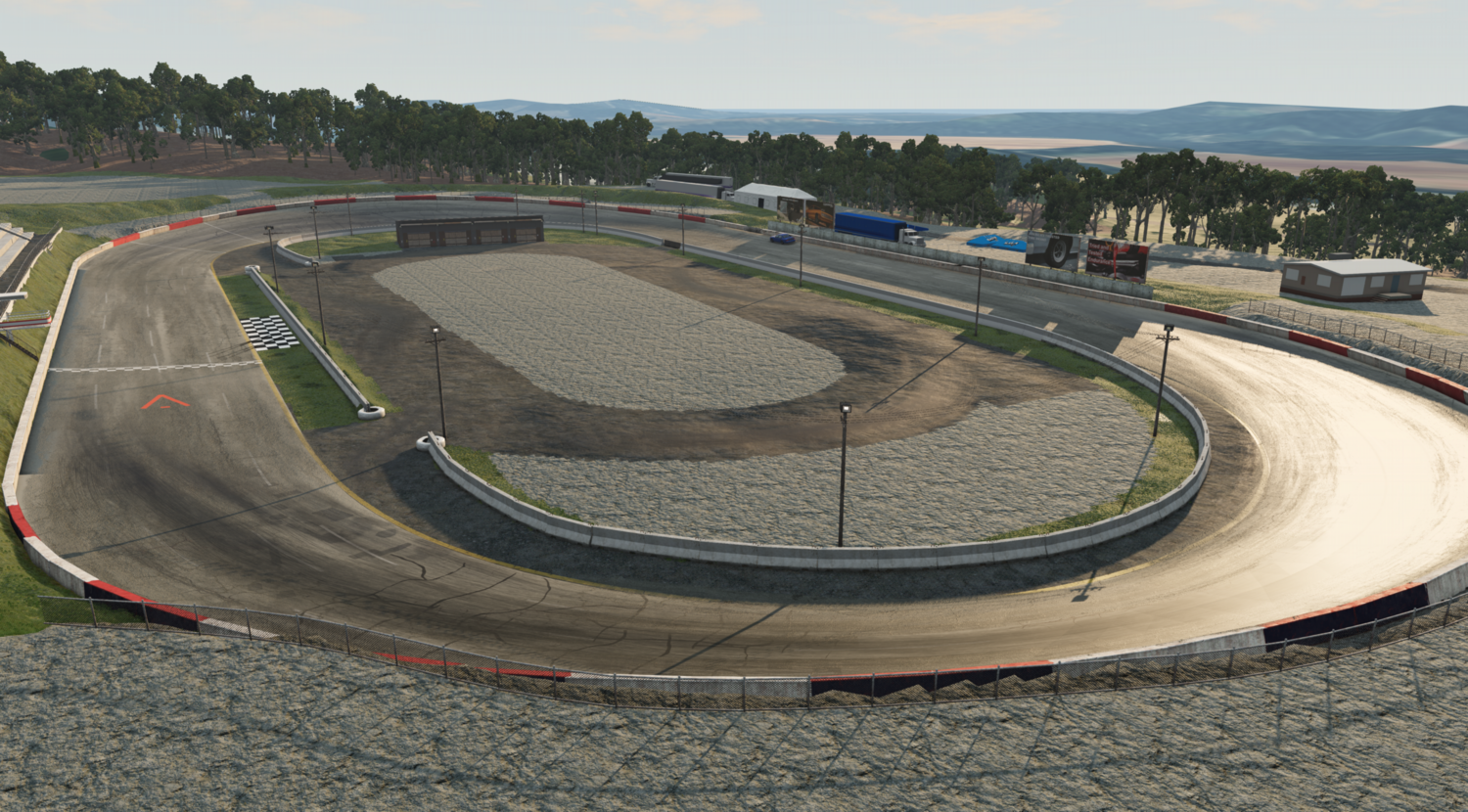 МОД Карта Newport Speedway v1.0 (0.37.x) ДЛЯ BEAMNG.DRIVE