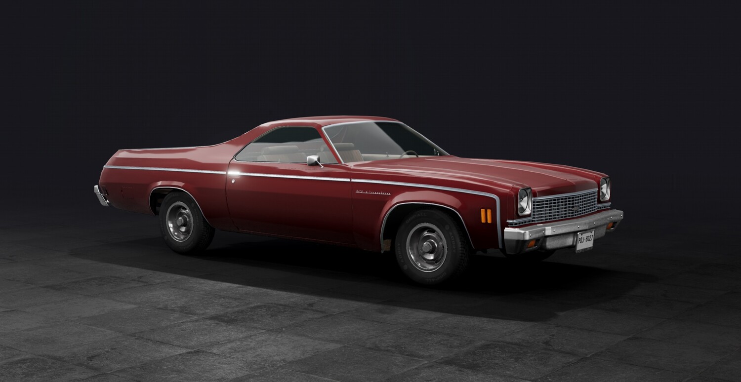 МОД Chevrolet El Camino (1973) v1.3 (0.37.x) ДЛЯ BEAMNG.DRIVE