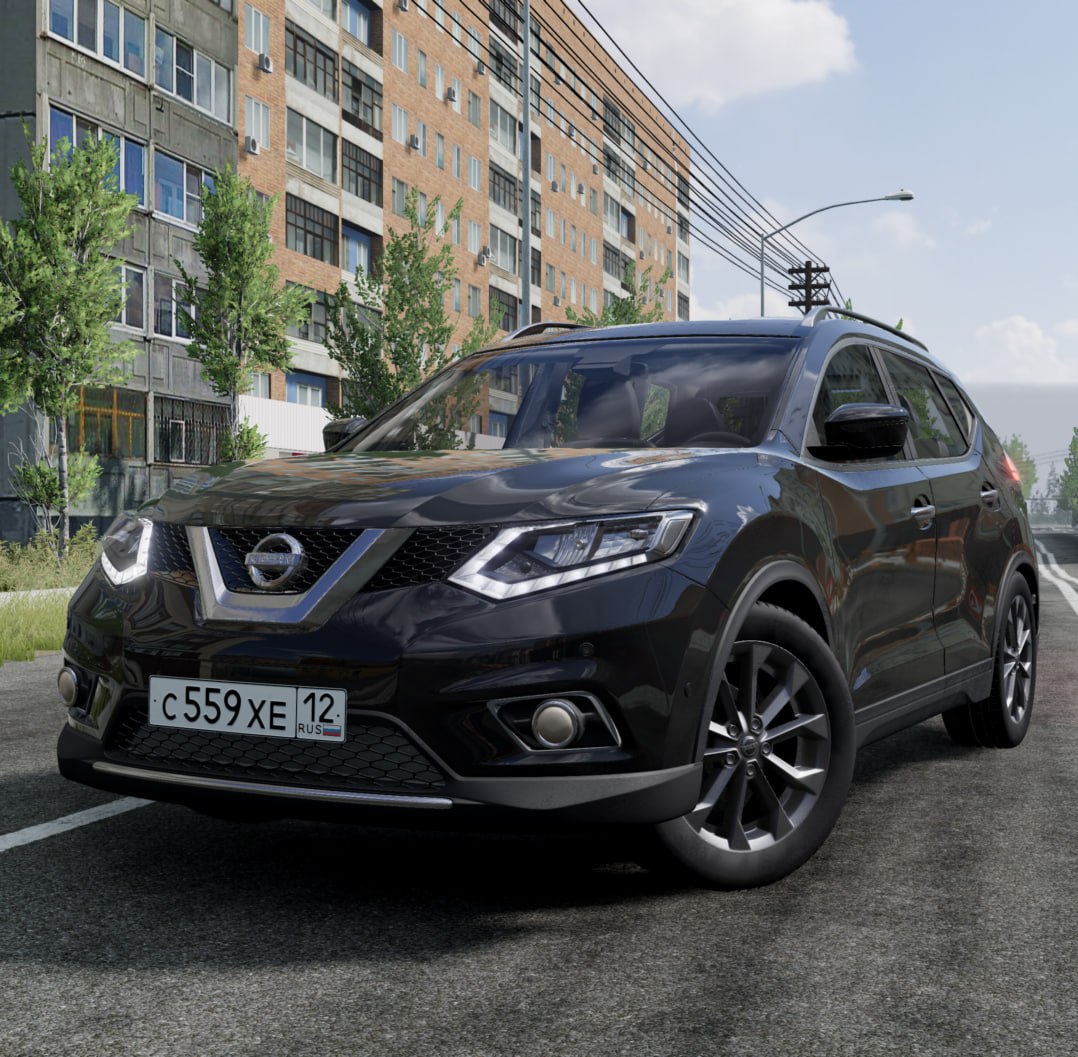 МОД Nissan X-Trail T32 (Старая версия) (0.37.x) ДЛЯ BEAMNG.DRIVE