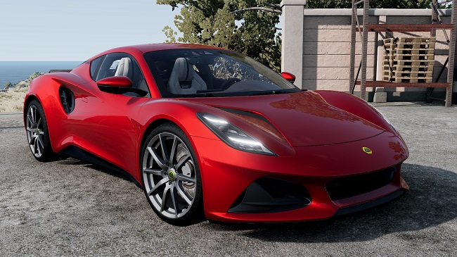 МОД Lotus Emira Coupe v1.3 (0.37.x) ДЛЯ BEAMNG.DRIVE