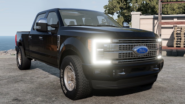 МОД Ford Super Duty 4th Gen v1.0 (0.37.x) ДЛЯ BEAMNG.DRIVE