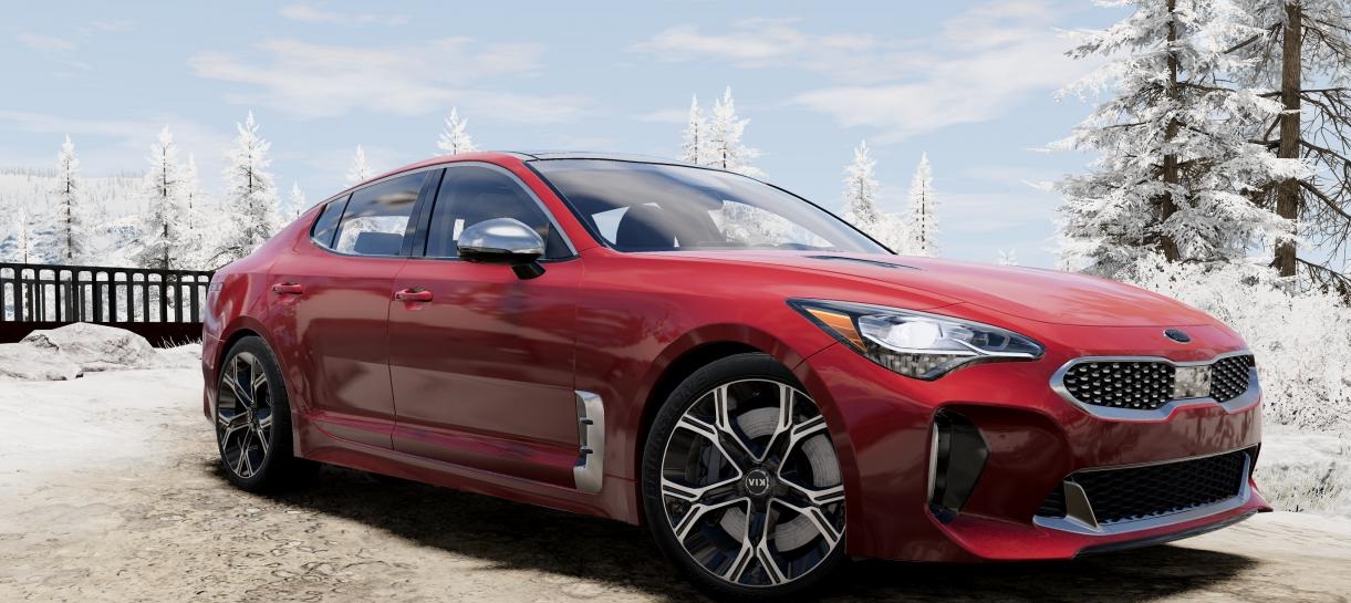 МОД Kia Stinger (NMG) v1.3 (0.37.x) ДЛЯ BEAMNG.DRIVE