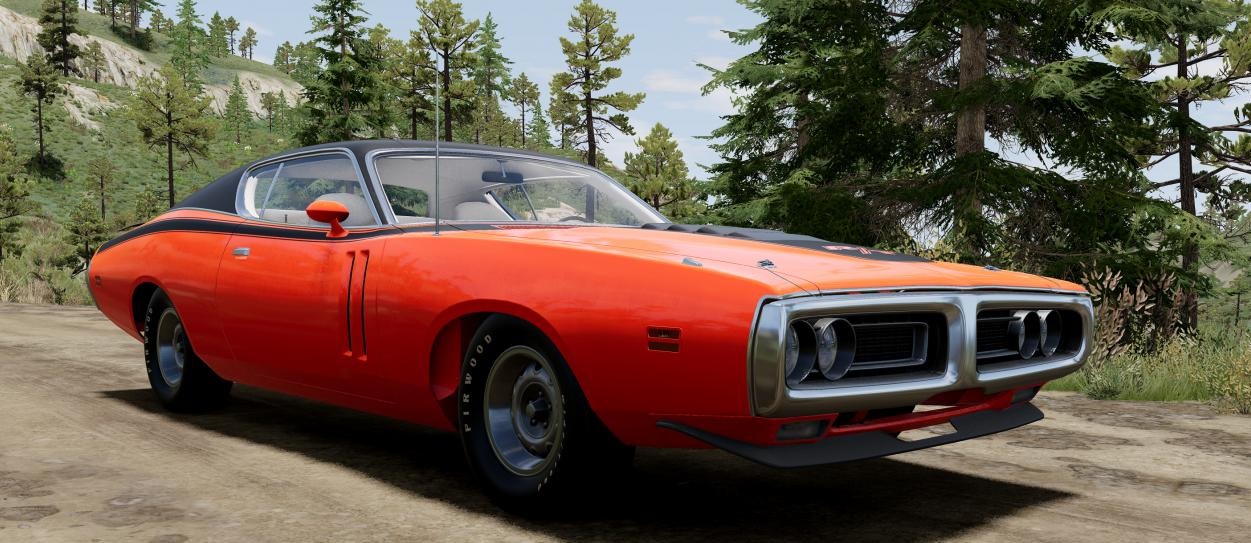 МОД Dodge Charger 1971-1974 v1.0 (0.37.x) ДЛЯ BEAMNG.DRIVE