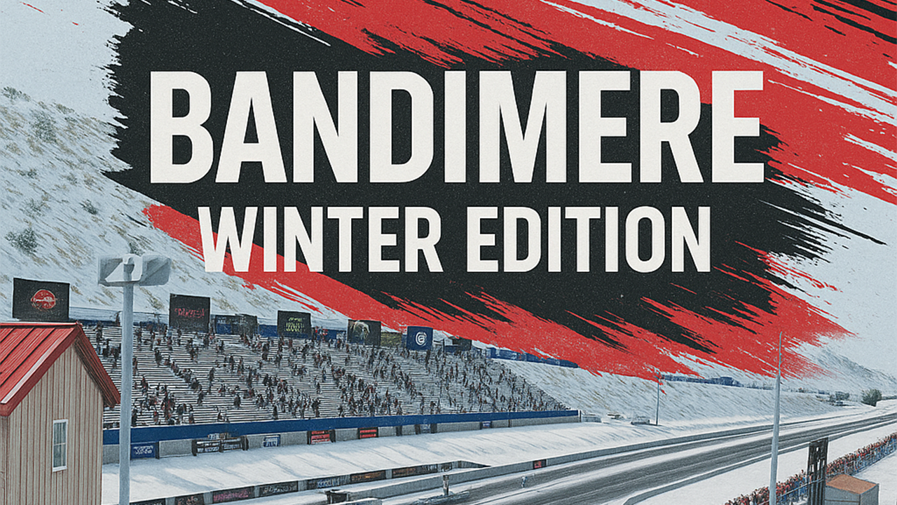 МОД Карта Bandimere Winter Edition v1.0 (0.37.x) ДЛЯ BEAMNG.DRIVE