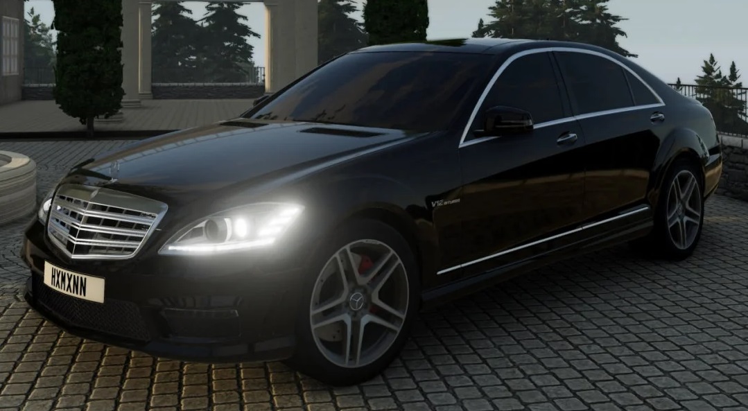 МОД Mercedes-Benz S-Class (W221) v1.0 (0.37.x) ДЛЯ BEAMNG.DRIVE