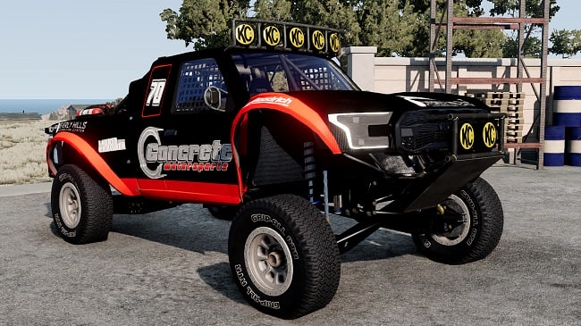 МОД Ford Buckin Ranger v1.1 (0.37.x) ДЛЯ BEAMNG.DRIVE