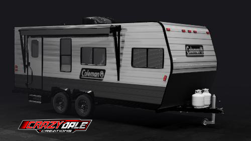 МОД CDC Travel Trailer v1.0 (0.37.x) ДЛЯ BEAMNG.DRIVE