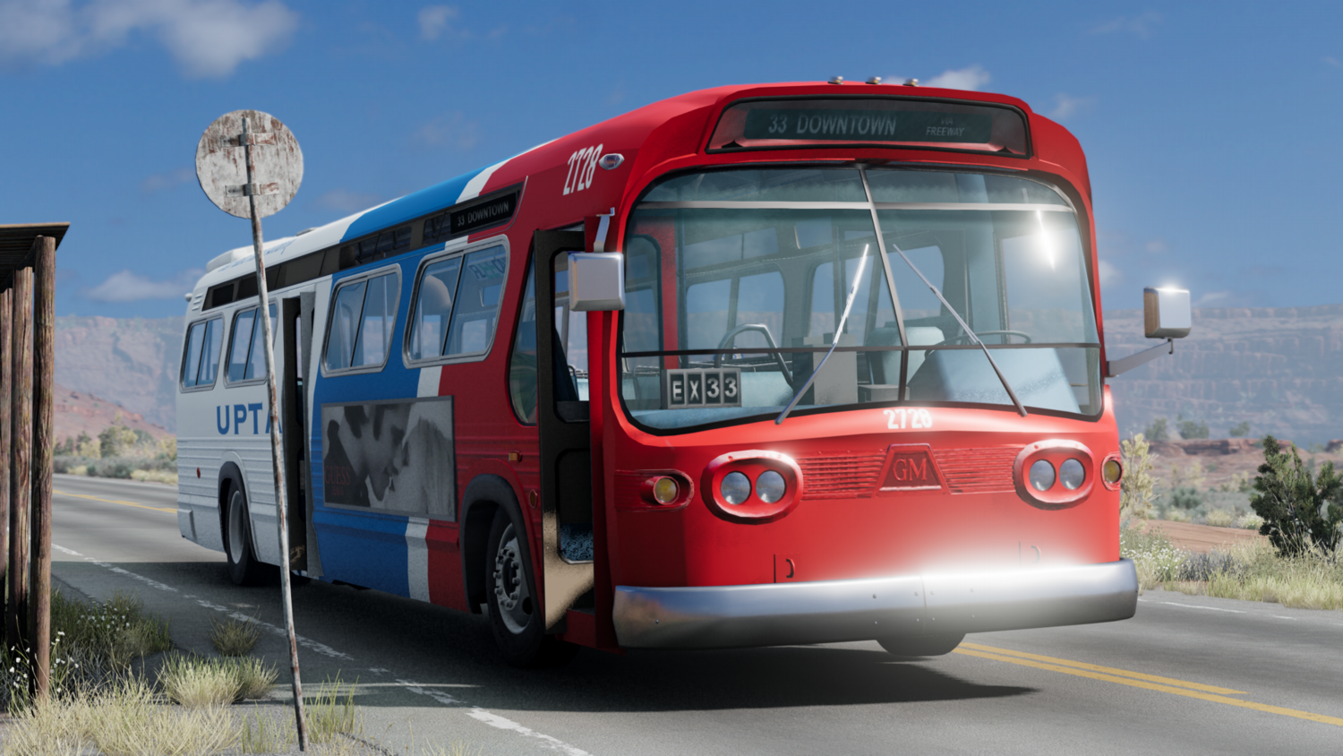 МОД GM New Look Bus v1.0 (0.37.x) ДЛЯ BEAMNG.DRIVE