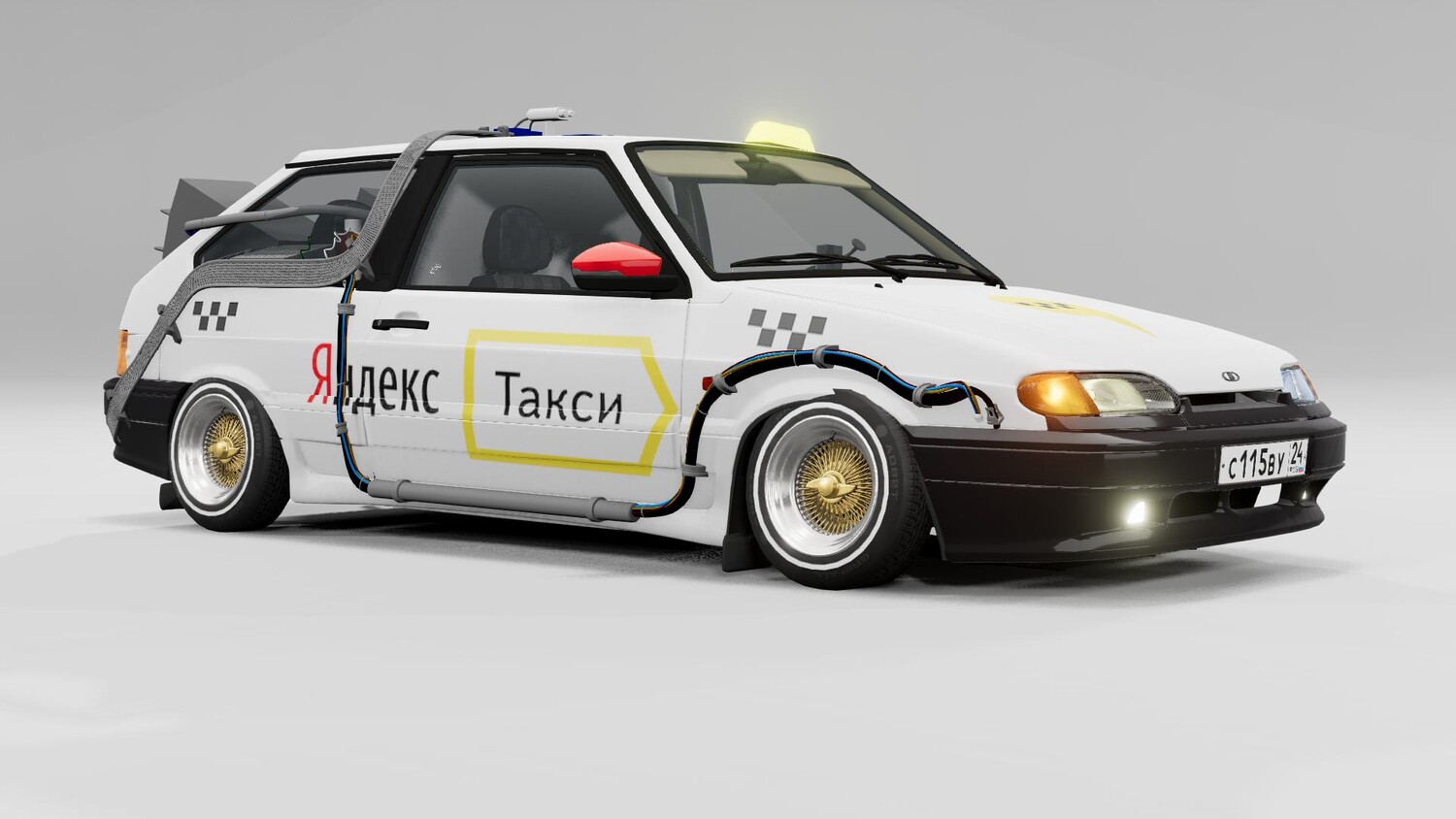 МОД VAZ 2113 Time Machine v1.0 (0.37.x) ДЛЯ BEAMNG.DRIVE