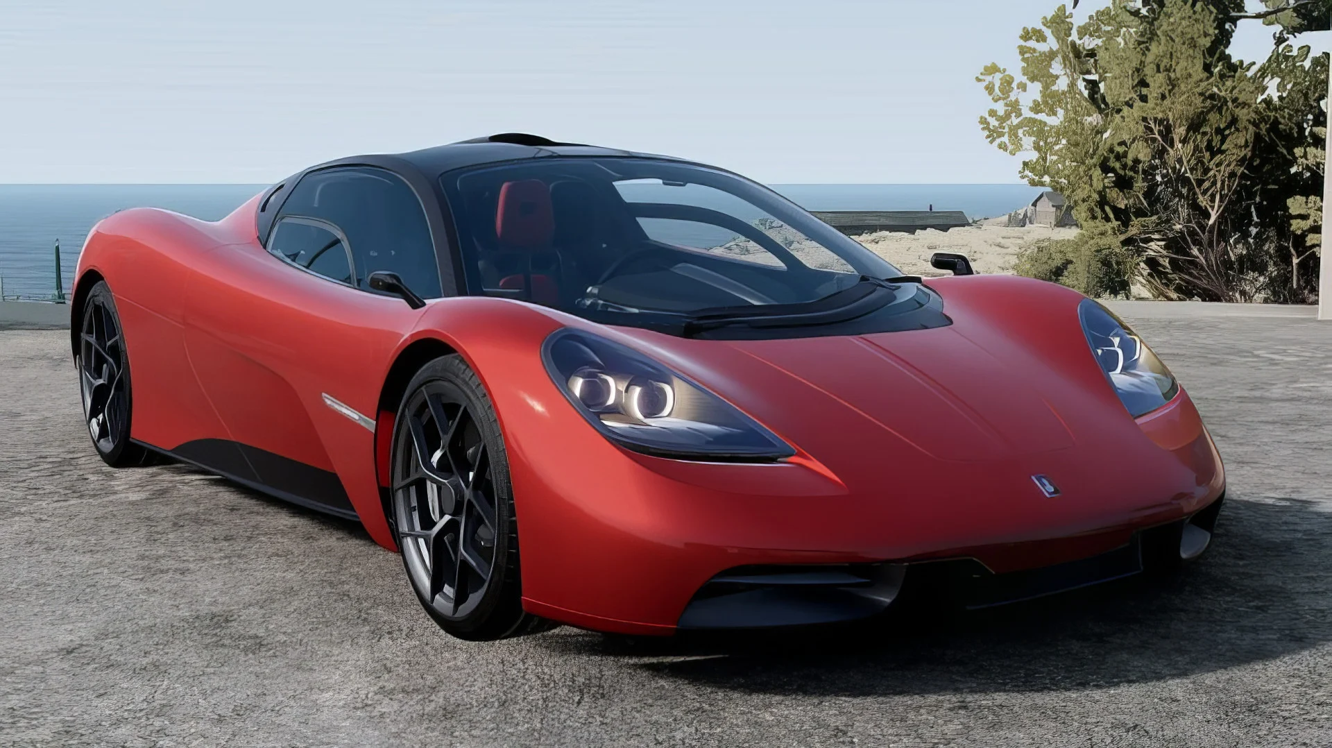 МОД Gordon Murray Automotive T.50 v1.0 (0.37.x) ДЛЯ BEAMNG.DRIVE