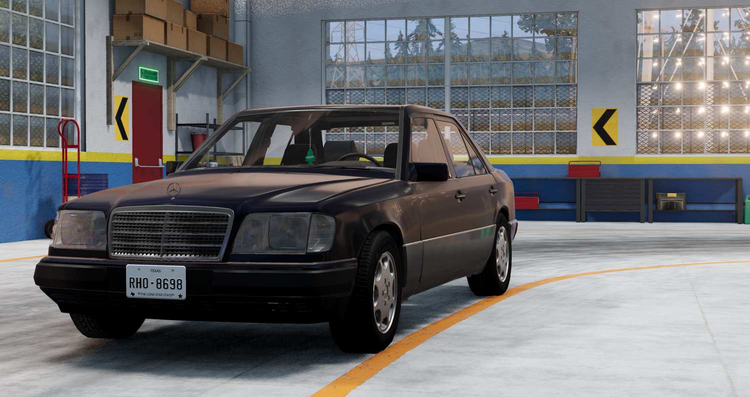 МОД Mercedes-Benz W124 1980-1990s Pack v1.0 (0.37.x) ДЛЯ BEAMNG.DRIVE