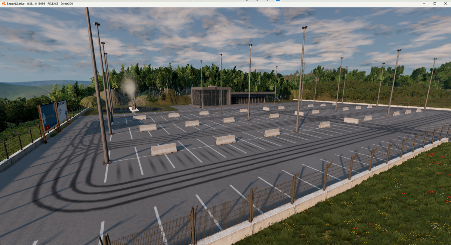 МОД Карта UKred v1.0 (0.38.x) ДЛЯ BEAMNG.DRIVE