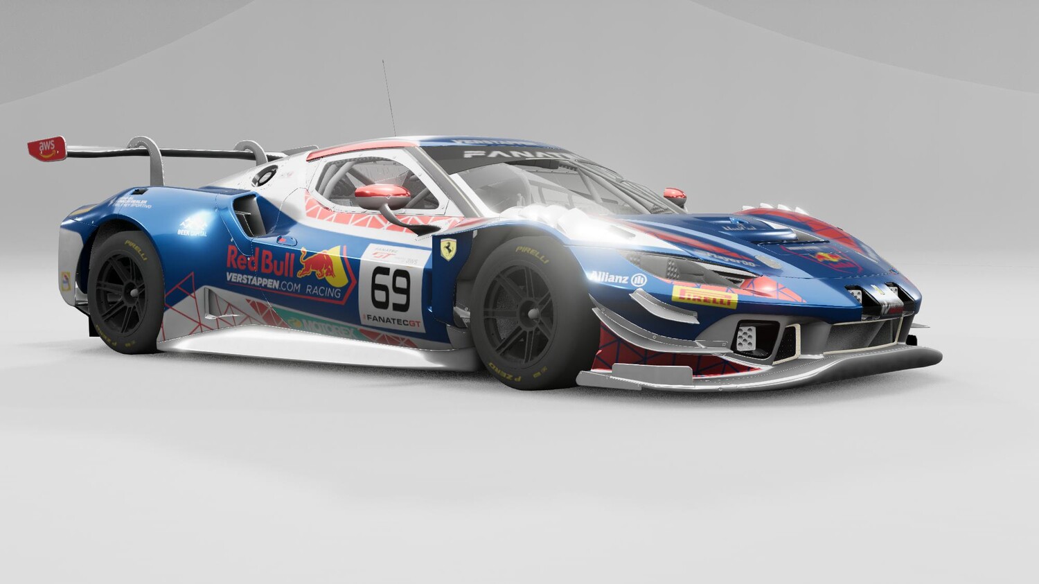 МОД Ferrari 296 GT3 v1.0 (0.38.x) ДЛЯ BEAMNG.DRIVE