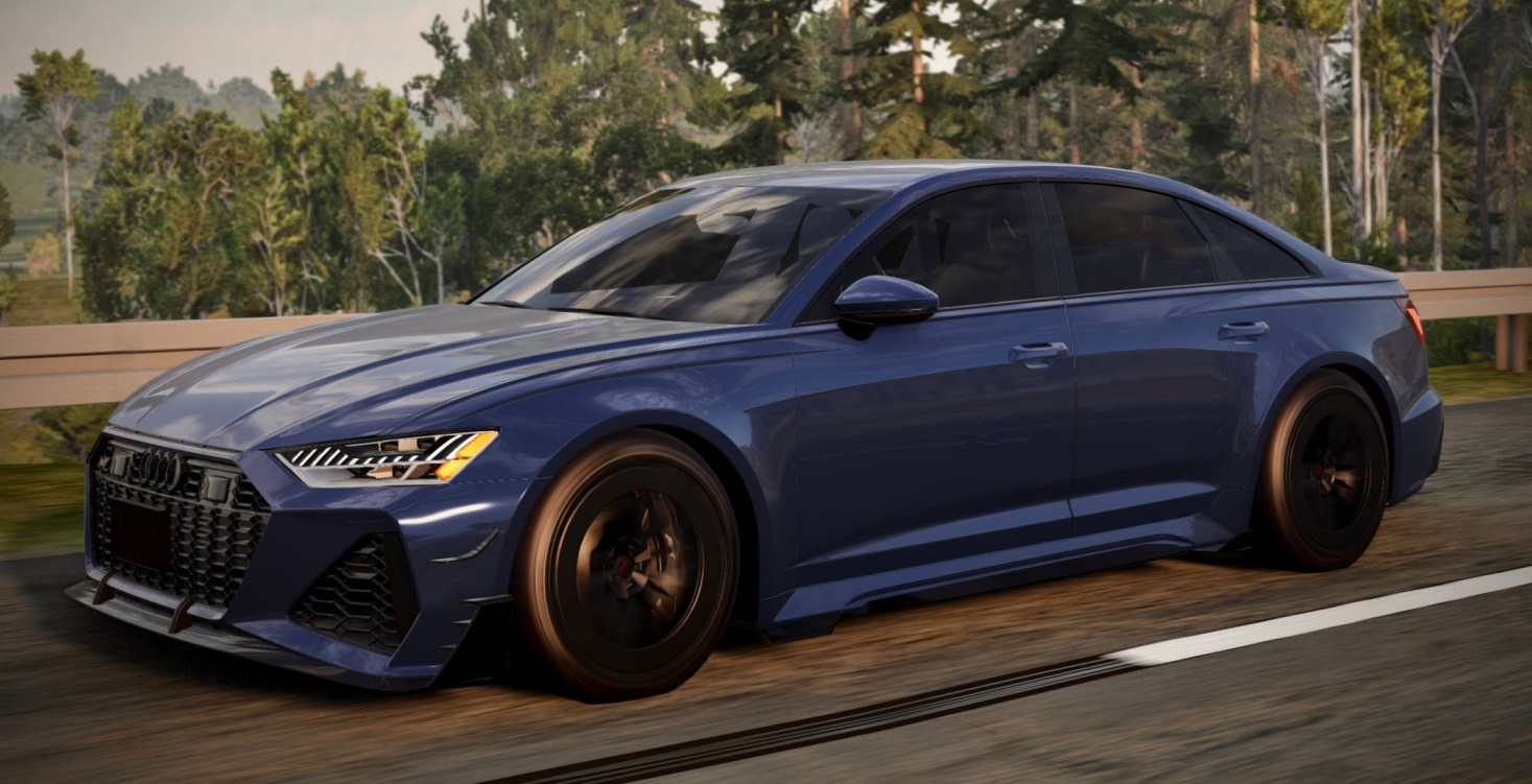 МОД Audi RS6 Sedan v1.0 (0.38.x) ДЛЯ BEAMNG.DRIVE