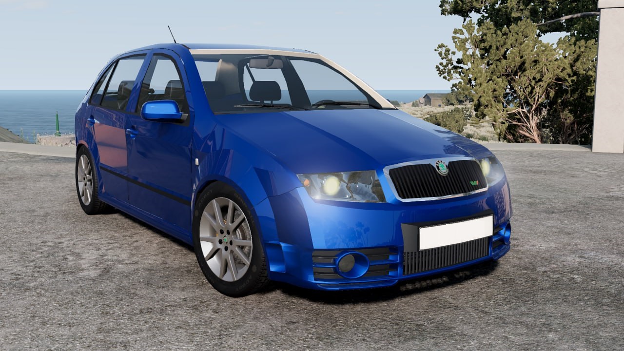 МОД Skoda Fabia 6Y v1.6 (0.38.x) ДЛЯ BEAMNG.DRIVE