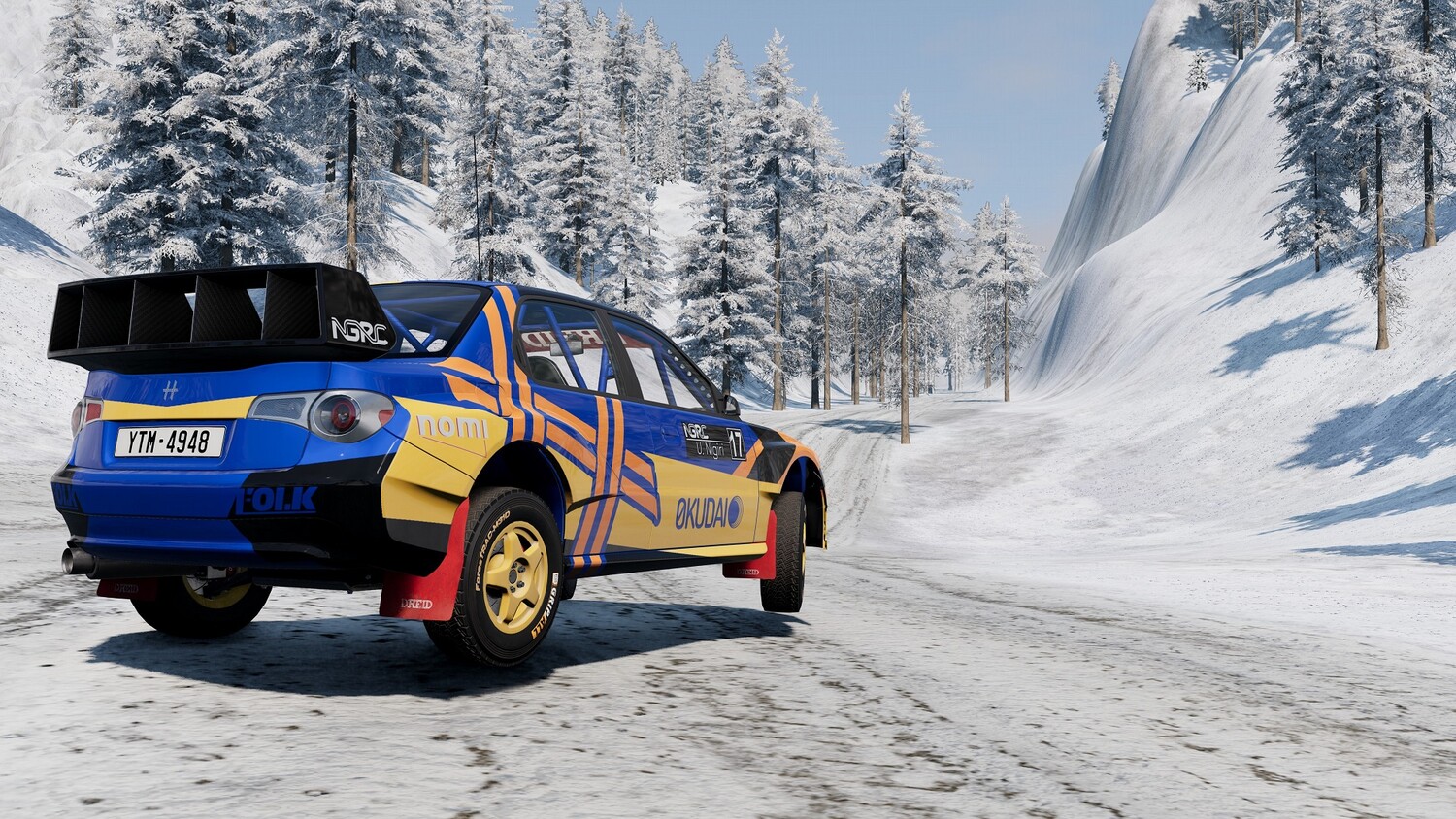 МОД Карта Snowtrax v1.2 (0.38.x) ДЛЯ BEAMNG.DRIVE