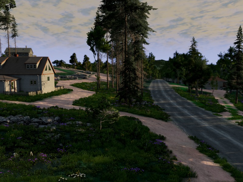 МОД Карта New England Forest Rally - With Rally Loop v1.0 (0.38.x) ДЛЯ BEAMNG.DRIVE