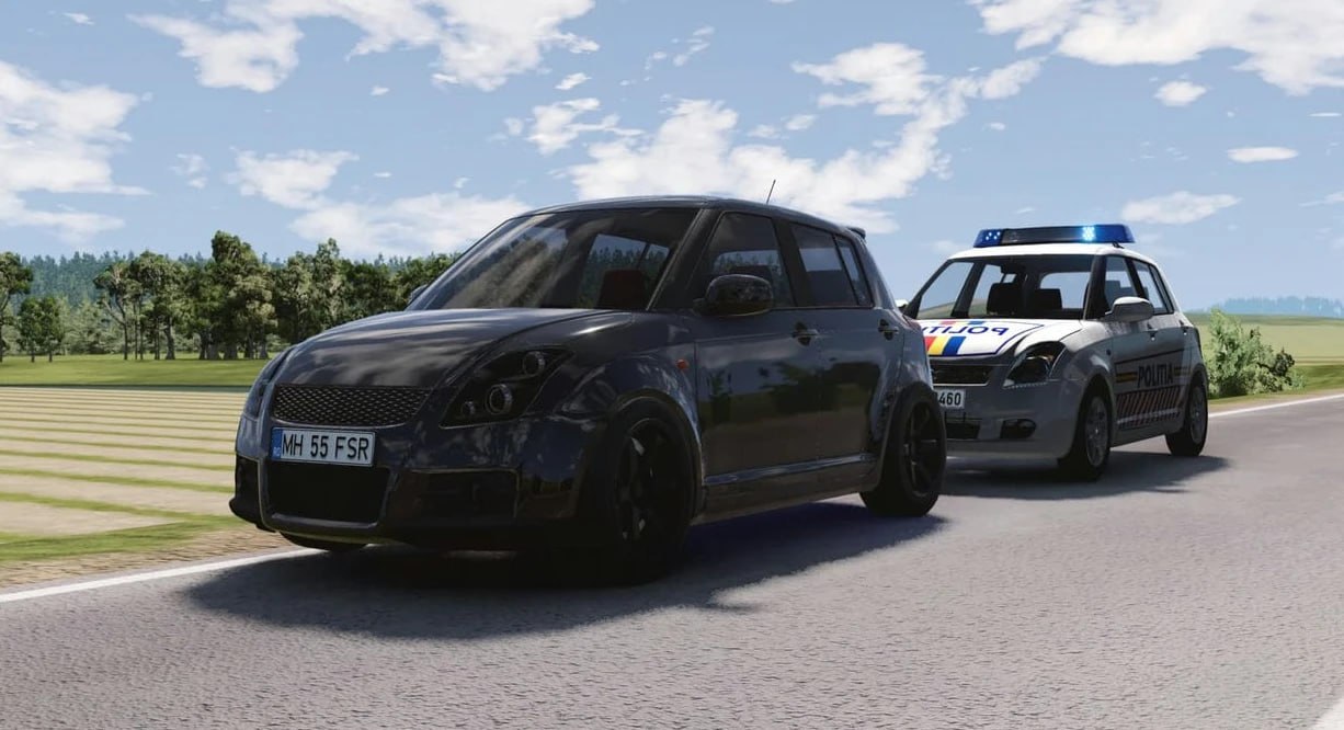 МОД Suzuki Swift v4.90 (0.38.x) ДЛЯ BEAMNG.DRIVE