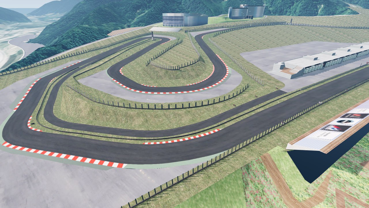 МОД Карта Inje Speedium v1.3 (0.38.x) ДЛЯ BEAMNG.DRIVE