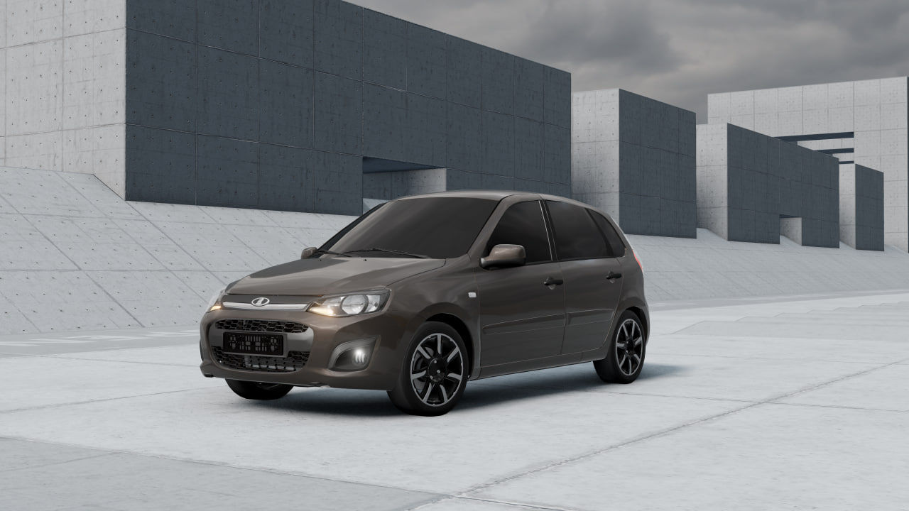 МОД Lada Kalina 2 v1.0 (0.38.x) ДЛЯ BEAMNG.DRIVE