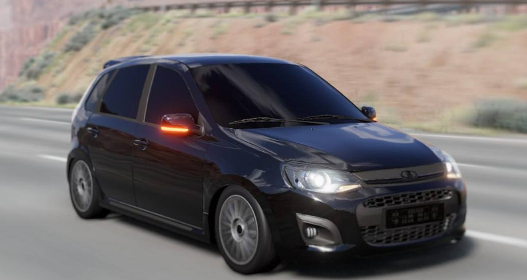 МОД Lada Kalina 2 v1.0 (0.38.x) ДЛЯ BEAMNG.DRIVE