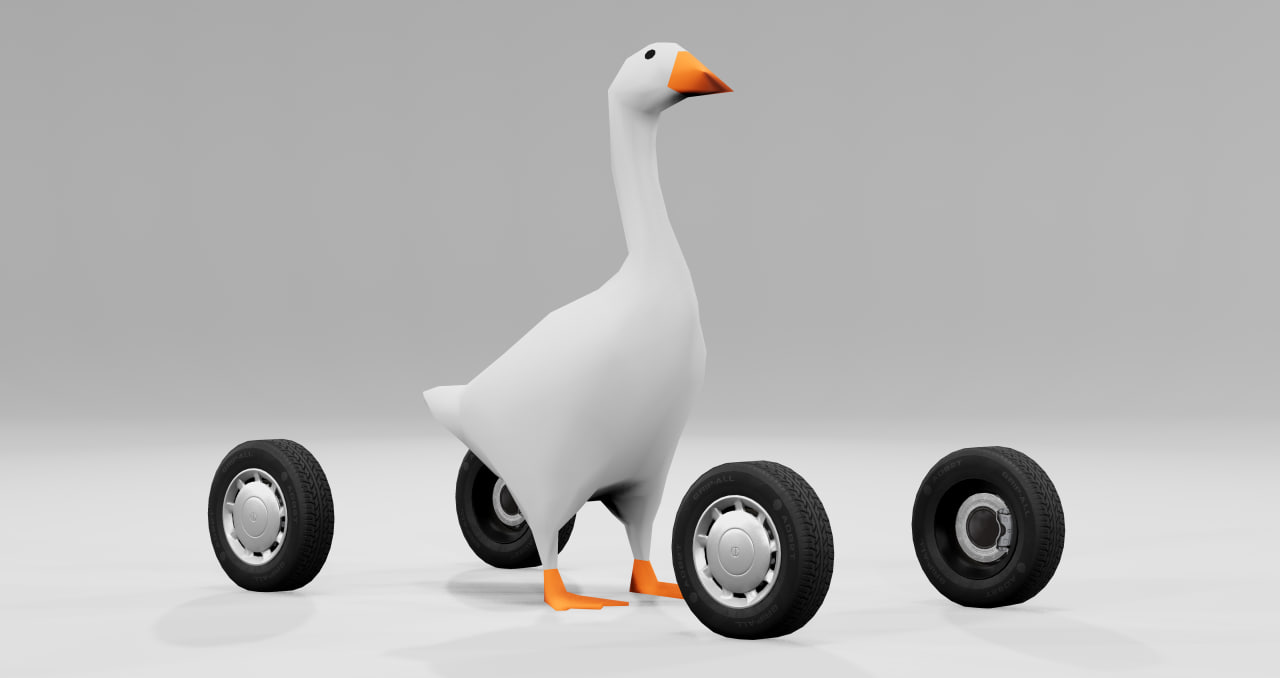 МОД Goose Car (0.38.x) ДЛЯ BEAMNG.DRIVE
