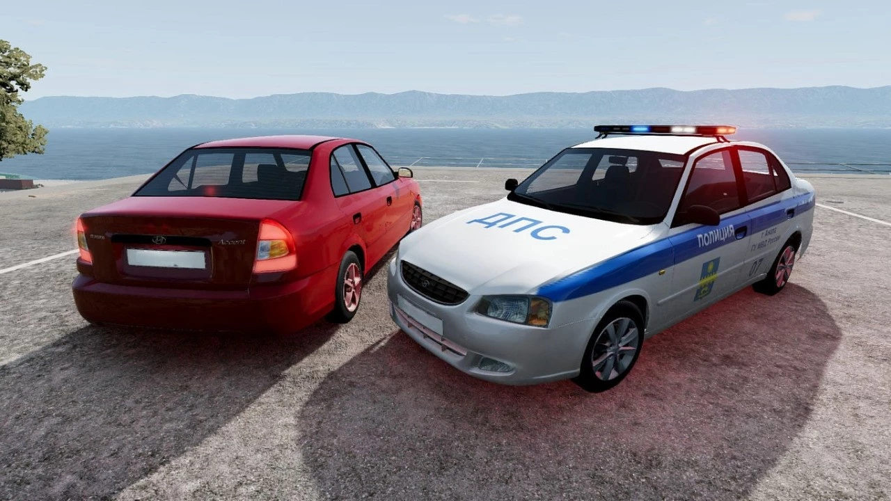 МОД Hyundai Accent 2003 v2.0 Fix 2026 (0.38.x) ДЛЯ BEAMNG.DRIVE