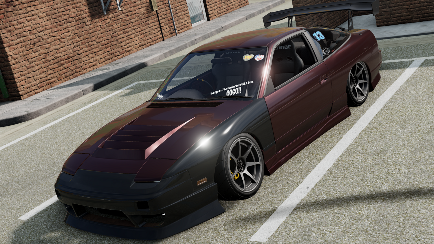 МОД Nissan 180SX v1.0 (0.38.x) ДЛЯ BEAMNG.DRIVE