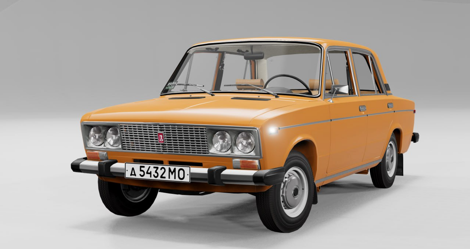 МОД Lada-2106 by USSR Project [Remaster Version] 1.0 (0.38.x) ДЛЯ BEAMNG.DRIVE