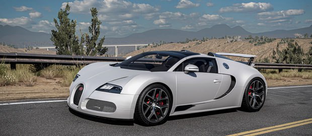 МОД Bugatti Veyron Super Sport v1.1 (0.38.x) ДЛЯ BEAMNG.DRIVE