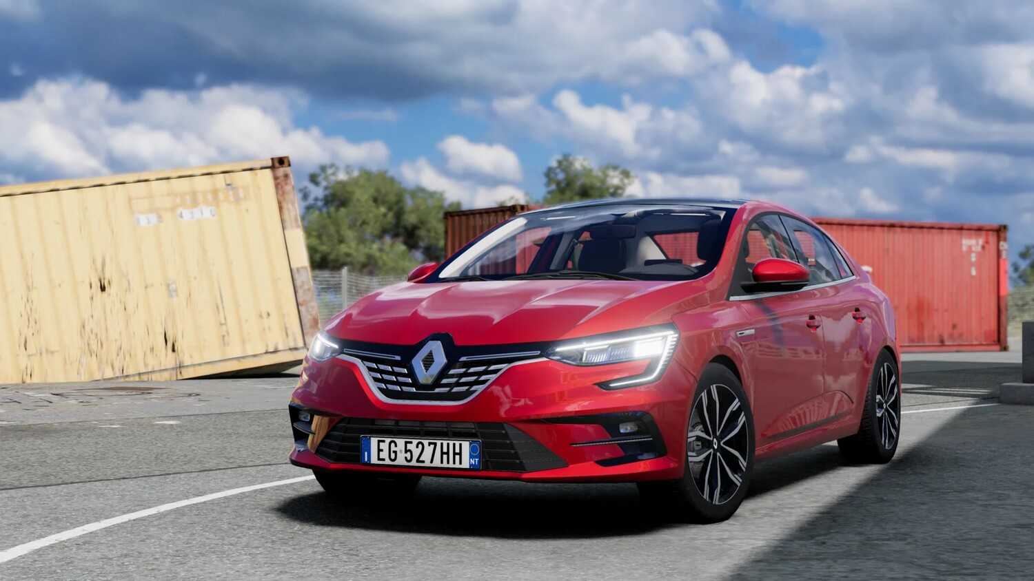 МОД Renault Megane IV Sedan 2016-2020 v2.1.1 Refresh (0.38.x) ДЛЯ BEAMNG.DRIVE