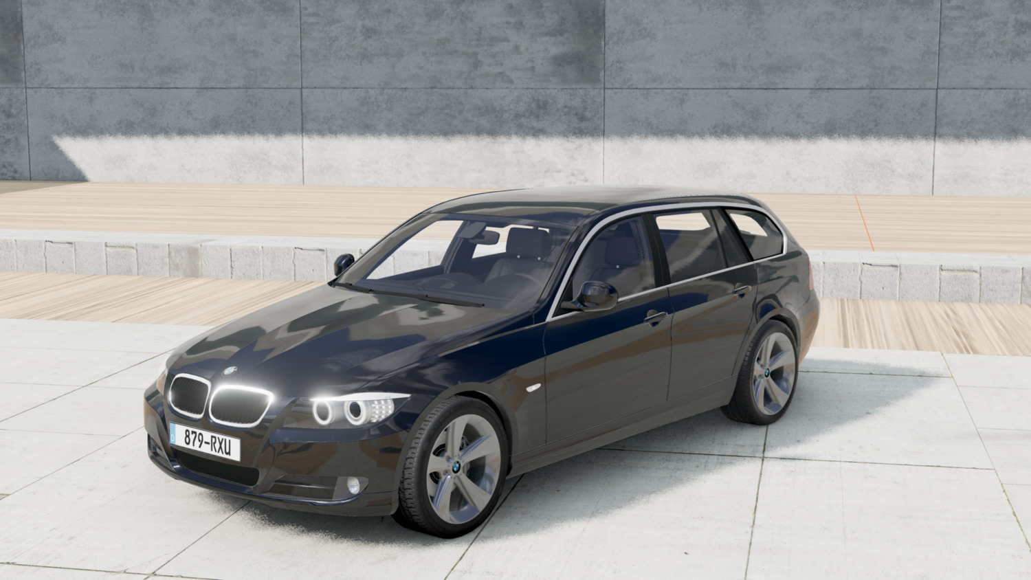 Мод BMW E91 3-Series Wagon v1.0 (0.38.x) ДЛЯ BEAMNG.DRIVE