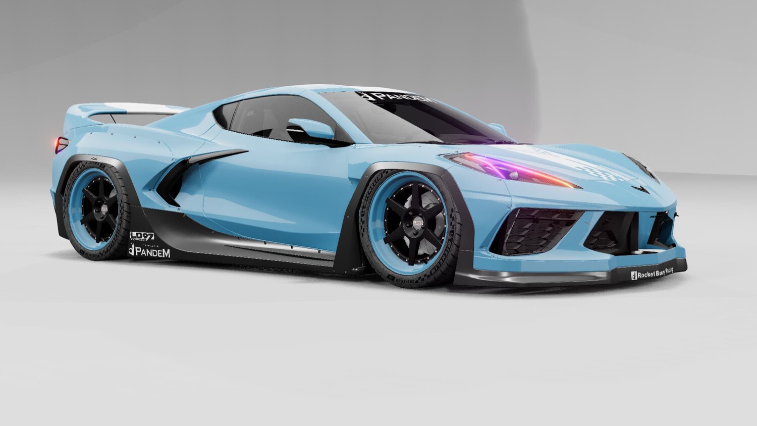 МОД Chevrolet Corvette C8 v1.3 (0.38.x) ДЛЯ BEAMNG.DRIVE