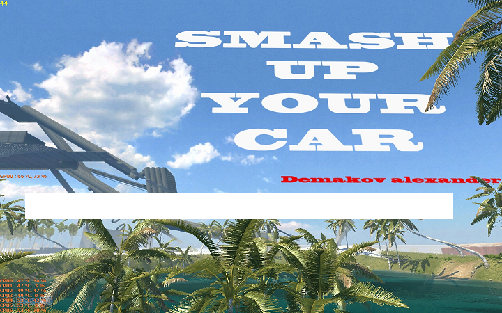 МОД Карта Smash Up Your Car v1.0 (0.38.x) ДЛЯ BEAMNG.DRIVE