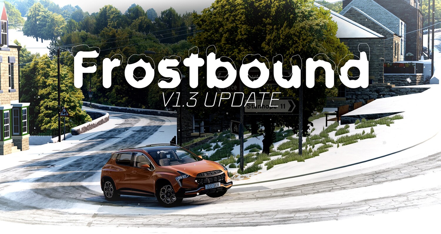 Мод Карта Frostbound Snow v1.3 (0.38.x) ДЛЯ BEAMNG.DRIVE