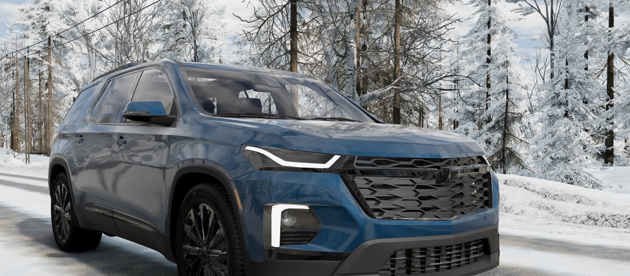 МОД Chevrolet Traverse 2023 v1.0 (0.38.x) ДЛЯ BEAMNG.DRIVE