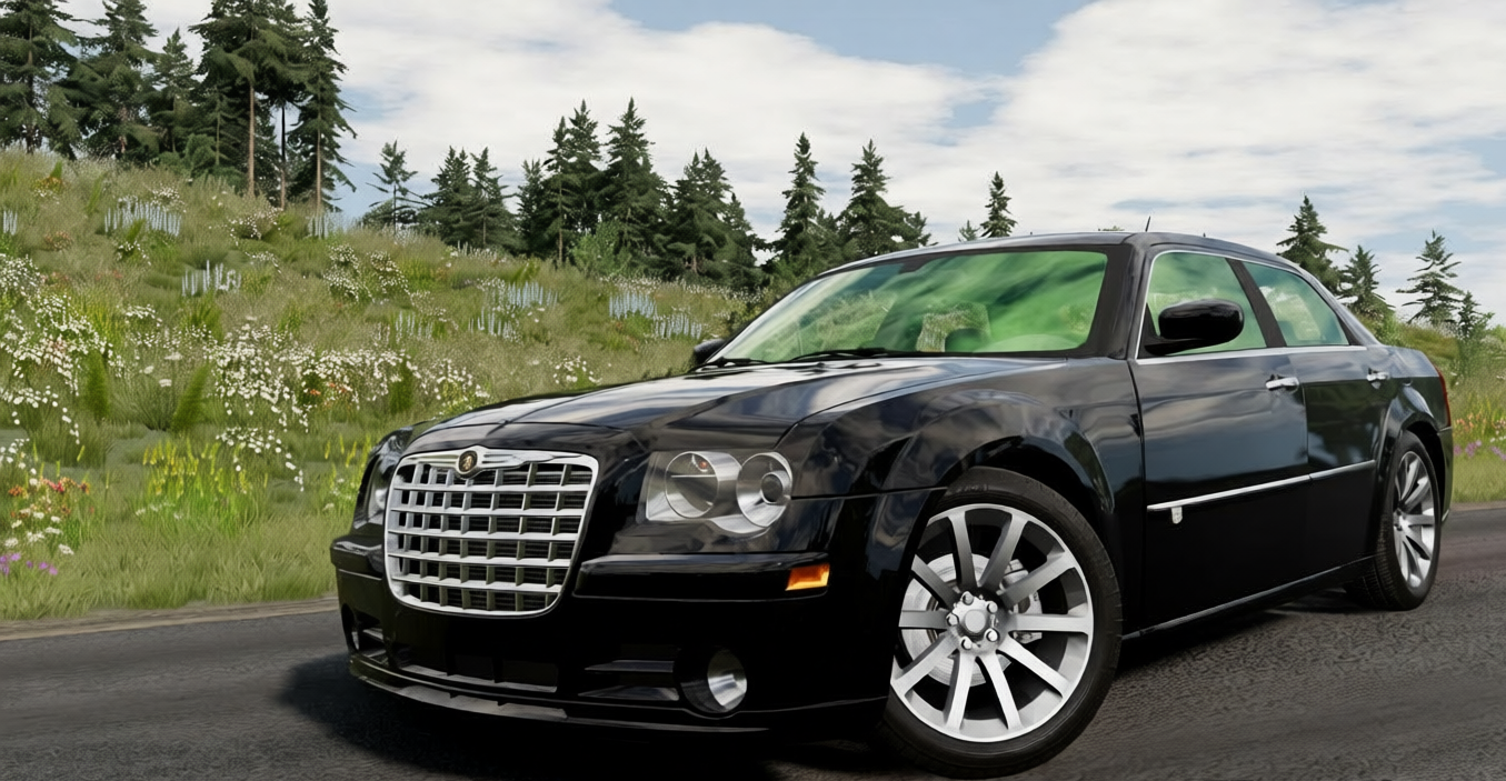 Мод Chrysler 300C 2010 v1.0 (0.38.x) ДЛЯ BEAMNG.DRIVE