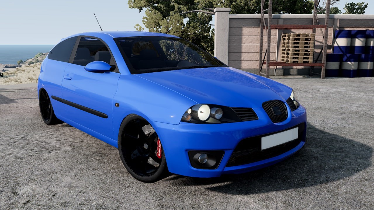 Мод Seat Ibiza 6L v1.0 (0.38.x) ДЛЯ BEAMNG.DRIVE