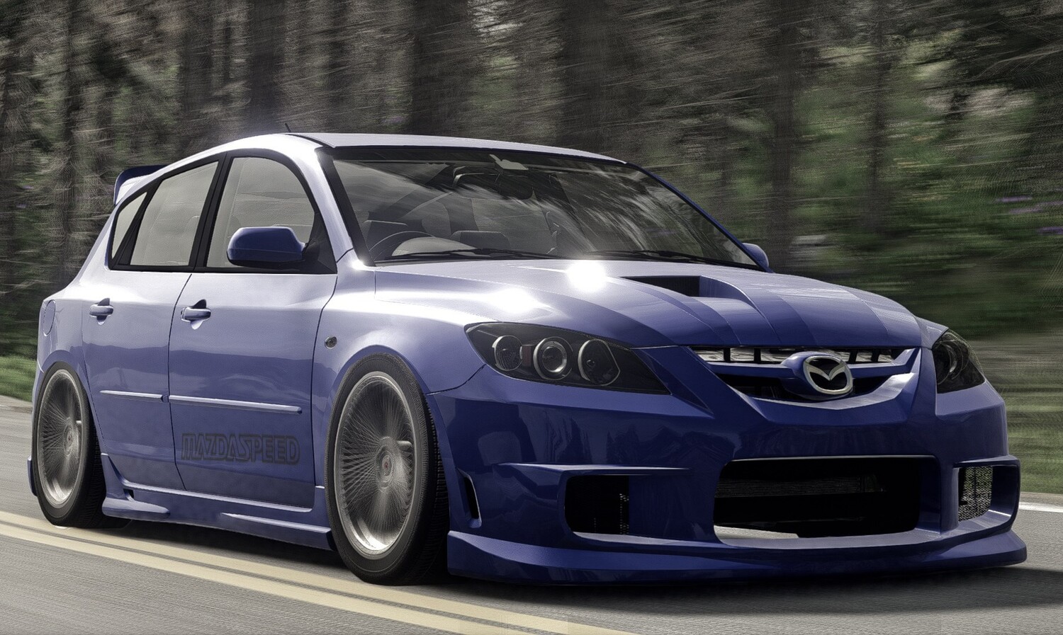 Мод Mazda 3 MSP v1.3 Fix (0.38.x) ДЛЯ BEAMNG.DRIVE