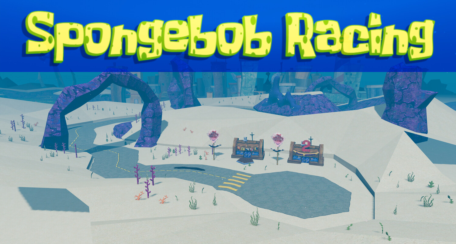 Мод Карта Spongebob Racing v1.0 (0.38.x) ДЛЯ BEAMNG.DRIVE